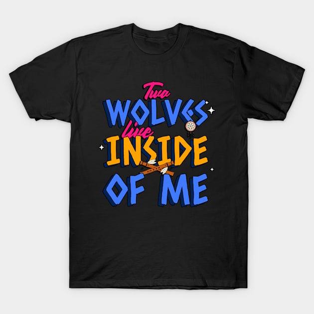 Wolf Howling T-Shirt T-Shirt by Rhyno Tees